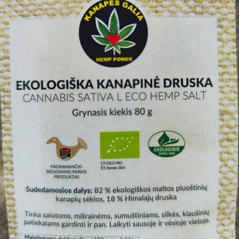 Ekologiška kanapinė druska