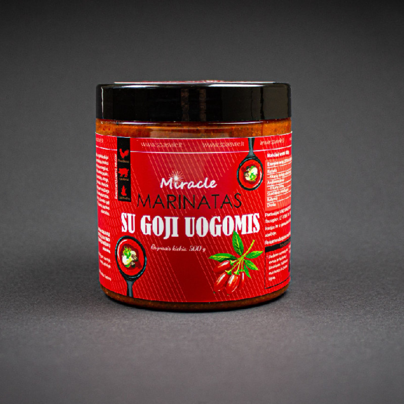 Miracle su Goji uogomis Marinatas