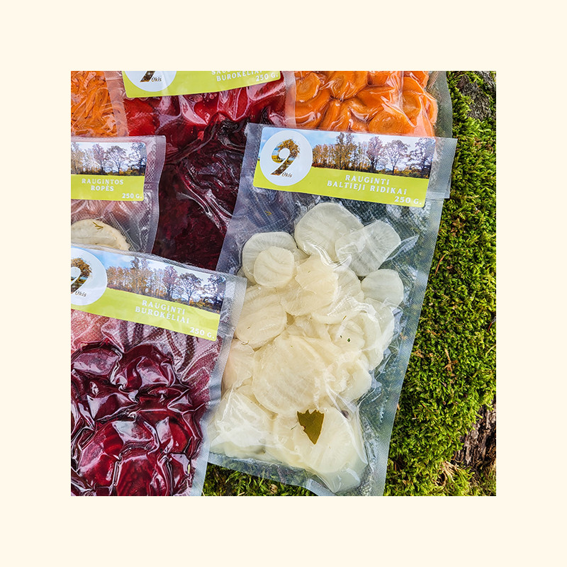 Rauginti baltieji ridikai 250 g