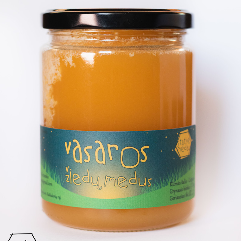 Vasaros žiedų medus 700 g