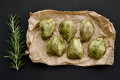 Putpelių krūtinėlės aliejiniame "Prancūziškas daržas" marinate. 500 g.
