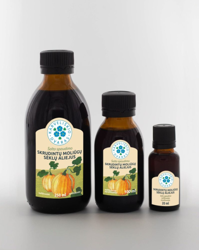 Skrudintų moliūgų aliejus - 250 ml