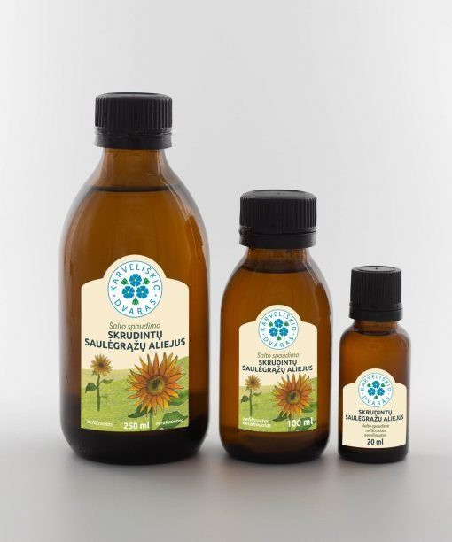 Skrudintų saulėgrąžų aliejus - 250 ml